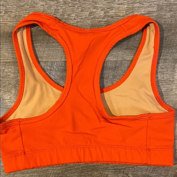 American Apparel Orange Racerback Sports Bra - Picture 5 of 8